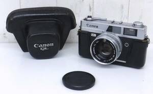 当時物 ＊レトロコンパクトカメラ ＊CANON CANONET QL-17 ＊CANON LENS SE 45mm 1:1.7＊MADE IN JAPAN ＊キャップ ケース付き ＊ジャンク品