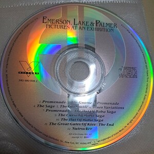 ジャンク品　EMERSON LAKE &PALMER PICTURES AT AN EXHIBITION CD ディスクのみ エマーソンレイク&パーマー　