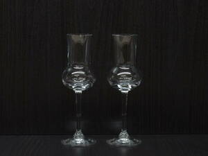 スピリッツグラス デスティレイトグラス グラッパグラス 蒸留酒グラス 高さ：17.5cm 90ml ペア