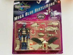 未開封 海外正規 MEGA BLUE BEETLE BORG 海外版 ブルースティンガー ビーファイター スーパーブルービートビートルボーグス メタリックス
