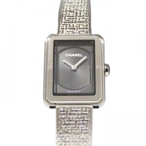 シャネル CHANEL ボーイフレンド ツイード S H4876 ブラック文字盤 新品 腕時計 レディース