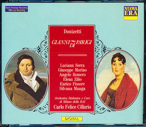 NUOVA ERA　ドニゼッティ　歌劇「パリのジャンニ」　チラーリオ　2CD