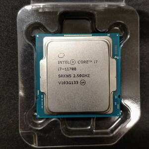 ★正常動作品★ intel Core i7 11700 SRKNS UHD750 LGA1200 CPU 内蔵グラフィック