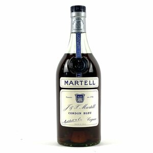 マーテル MARTELL コルドンブルー 旧ボトル 白ラベル グリーンボトル 700ml ブランデー コニャック 【古酒】