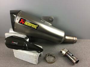 管理番号03281　【良品】　AKRAPOVIC　アクラポビッチ　スリップオン　マフラー　R1200R　R1200RS　チタン　カーボンエンド