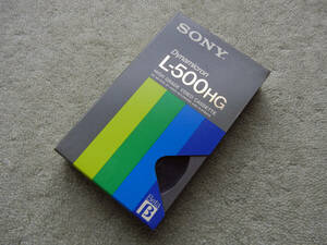SONY βビデオテープ　L-500HG 記録済
