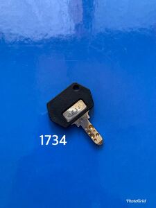 バルテック 1734 パチスロ スロット 純正ドアキー 台カギ 旧筐体 鍵 カギ