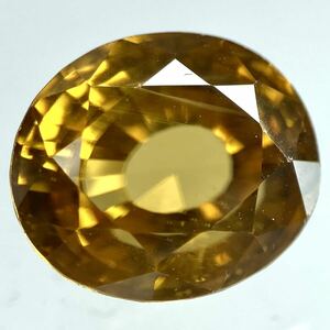 5.2ctUP!!●天然ジルコン5.298ct●a 約9.7×8.5mm ルース 裸石 emerald宝石 ジュエリーDE0