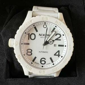 激レア Nixon Ceramic 51-30 自動巻 All White 2009年購入 最終メンテ2013年 付属箱ケース説明書保証証