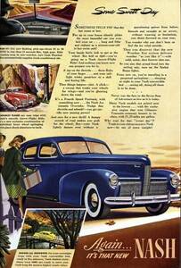 ◆1940年の自動車広告　ナッシュ2　NASH　AMC　クライスラー