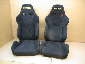 recaro SR-6 カスタマイズ　アルカンターラ　張替後未使用　2脚セット