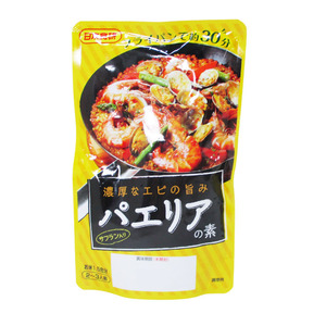 送料無料メール便 パエリアの素 濃厚なエビの旨み 120g 日本食研 8723ｘ３袋/卸