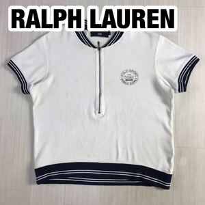 RALPH LAUREN ラルフローレン リンガーシャツ レディースサイズ M ホワイト