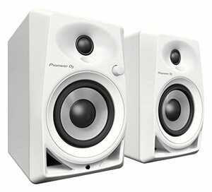 【中古】 Pioneer パイオニア DJ 4インチアクティブモニタースピーカー DM-40-W ホワイト