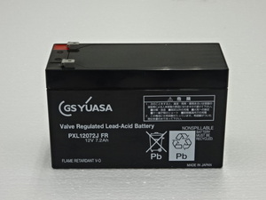 ☆送料無料☆　YUASA 産業用 バッテリー (小形制御弁式鉛電池) PXL12072J FR 2017年製