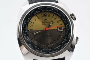 稼動品 テクノス デイト ラウンド 自動巻き メンズ 腕時計 TECHNOS