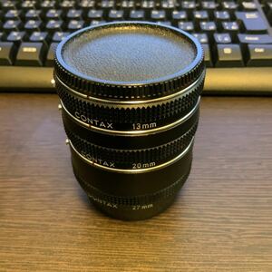 【送料無料】CONTAX コンタックス AUTO EXTENSION TUBE SET 13mm 20mm 27mm エクステンションチューブ 接写リング