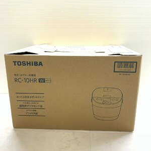 MIN【中古美品】 MSMK TOSHIBA IHジャー炊飯器 キズ等あり スチロール上なし RC-10HRホワイト 〈98-240328-MK-2-MIN〉