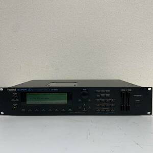 【F-4】 Roland JD-990 音源モジュール シンセサイザー 簡易動作確認済み ビンテージ 取説付き 1709-1