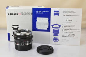 ★★新品級 Carl Zeiss C Biogon T* 35mm F/2.8 ZM Lens in Black w/Box♪♪#5804