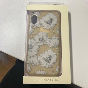 iPhone ケース カバー フラワー ルピナスタイル 花 可愛い デザイン 白　RUPINASTYLE HS-CA541A-IP8-A84　ホワイト　可愛い　大人気 スマホ