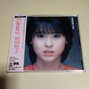 CD【松田聖子　Canary　カナリア】38DH62　旧規格　箱帯付き　美品