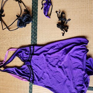 FF　ファイナルファンタジー　7REMAKE ティファドレス　XLサイズ　一円スタートコスプレ衣裳　紫と黒とピンクのドレスは伸縮性があります