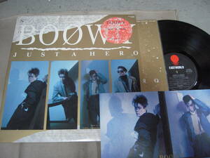 【国内盤LP】「BOOWY/JUST A HERO」東芝