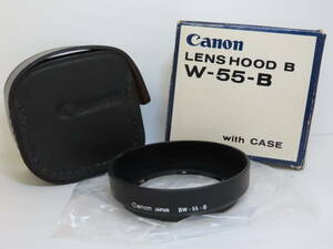 Canon Lens Hood BW-55-B キャノン レンズフード ケース付き