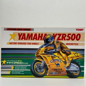 当時物 未組立 TOMY パワーバイクシリーズ 10 YAMAHA YZR500 CAMEL トミー ヤマハ キャメル 大石敬二 GP 500 バイク プラモデル ミニカー