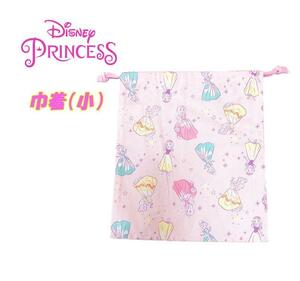 Disney ディズニー プリンセス 巾着 単品 小/S 総柄 ピンク キャラクター 小物入れ 給食袋 02