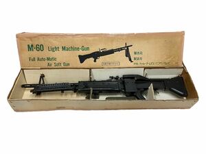 ジャンク アサヒファイヤーアームズ M60 ライトマシンガン LMG エアソフトガン ASGK [TK24-0506-4]