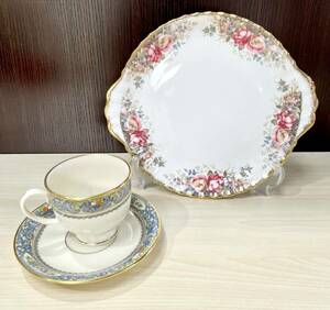 蘇さ(FY1143)　Royal Albert　ロイヤルアルバート　オールドカントリー　プレート　LENOX　カップ＆ソーサー　中古品　80サイズ