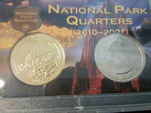 アメリカ、National Park Quarters： 2012 P、 Alabama、 2種類＝Proof ケース入り