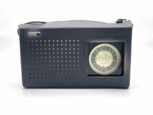 昭和レトロ●National Panasonic トランジスタラジオ R-206 カバー付