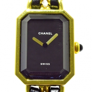 CHANEL(シャネル) 腕時計 プルミエール H0001 レディース サイズ:L 黒