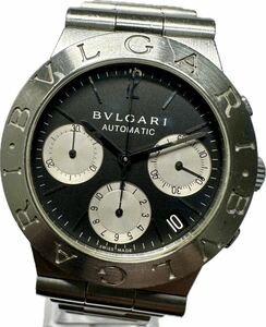 1円〜 Y BVLGARI ブルガリ ディアゴノ スポーツ クロノグラフ CH35S メンズ 自動巻き デイト アンティーク 付属品 コマ 時計 62246534