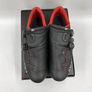 ko0516/08/62 1円～ fizik フィジーク R1 BOA MAN BLACK-RED R1M-BC-1030 自転車 靴 計測:アウトソール約25.5cm 表記:EU40 UK6 1/2 US7 1/2