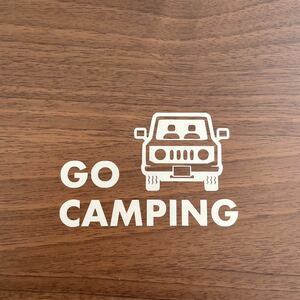 17. 【送料無料】GO CAMPING カッティングステッカー 四駆 キャンプ CAMP ジムニー ジープ