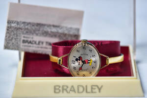 即決　 美品　 BRADLEY 　 ミッキーマウス　手巻時計　 ＳＷＩＳＳ　ブラッドレイ
