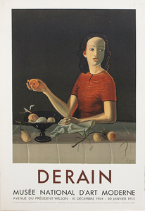 ドラン「DERAIN」1955年展覧会ポスター