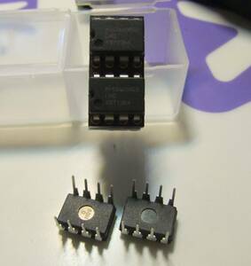 超低ひずみオーディオ用オペアンプ　LME49710NA「1回路」2個「2回路化DIP付」。LME49720NA 「2回路」2個　新品未使用