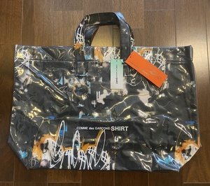 新品 COMME des GARCONS SHIRT コムデギャルソン シャツ FUTURA PRINT TOTE BAG SHOPPER 品番 W28610-1 フューチュラ トートバッグ