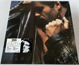 美盤 シュリンク LP GEORGE MICHAEL ジョージ・マイケル FAITH フェイス ピンナップ ライナー付 Epic 28・3P-854