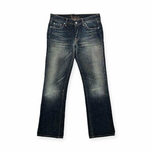 USA製◆7 For All Mankind セブンフォーオールマンカインド ヒゲ ハチノス 色落ち デニムパンツ W28 /ジップフライ 米国製