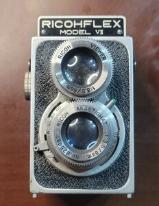 RICOH FLEX MODEL Ⅶ 二眼レフ カメラ アンティーク レトロ カメラ リコー 二眼レフカメラ 当時物 中古現状品 保管品 ②
