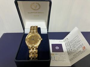 9999 24K金時計　VALENTINO DOMANI MILANO 腕時計