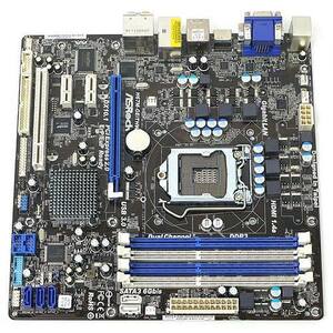 【中古】ASRock製 MicroATXマザーボード H67M-GE/THW LGA1155 [管理:1050004319]