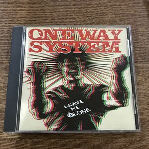 CD One Way System Leave Me Alone Cleopatra Records USA 1997 CLP 0102-2 オリジナル盤