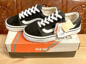 ★☆90s!希少レア!VANS NEW JAZZ V2000 4.5 22~22.5cm 黒/白 バンズ ニュージャズ ブラック オールドスクール デッド ビンテージ 194☆★